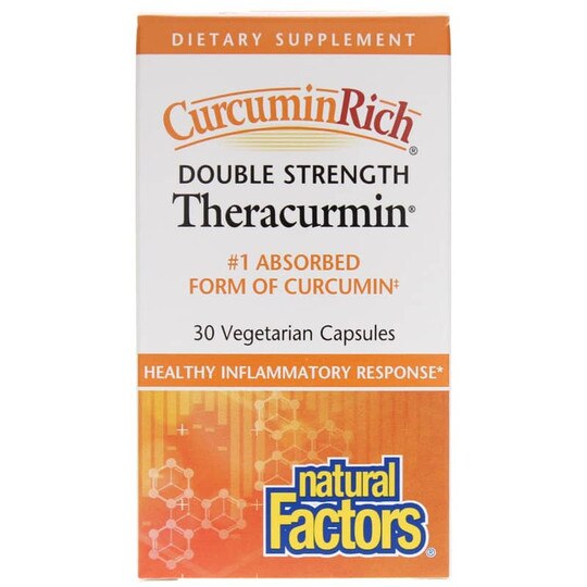 CurcuminRich Double Strength Theracurmin, NF